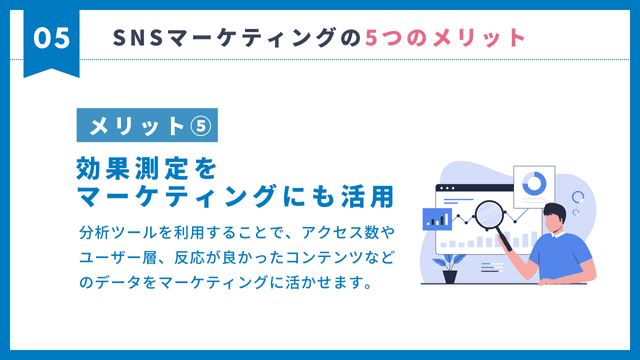 SNS マーケティング　メリット　効果測定